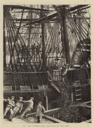 Gruben und Bergleute, Kohlenverladung im Pool